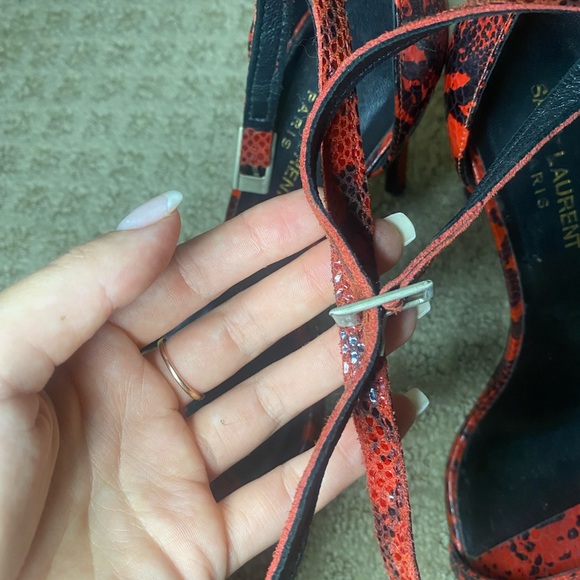 Saint Laurent Snakeskin Pumps - Picture 6 of 10